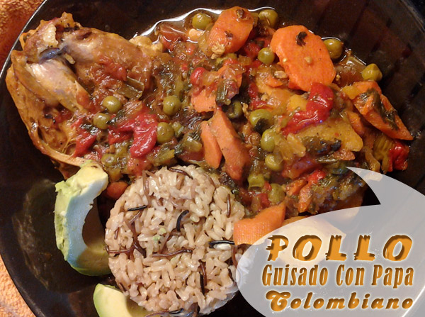 Pollo-Guisado-Con-Papa-Colombiano Desde Que Cocinar Feliz 2015 | Recetas Mas Visitadas en 2014