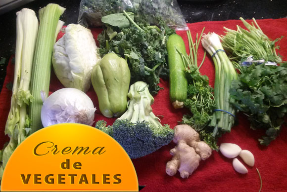 Crema-de-Vegetaless-ingredientes Crema de Vegetales | Recetas Para Rebajar de Peso