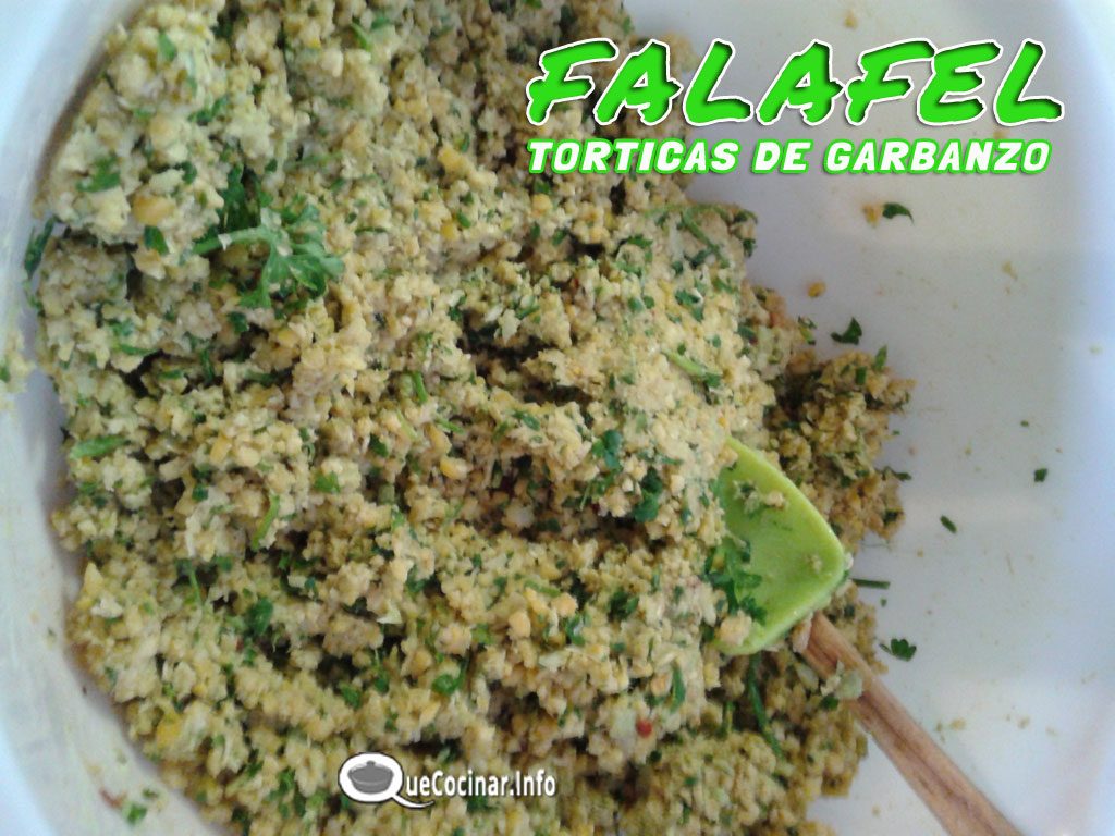 falafel-masa-1024x768 Falafel Clásico Vegano | Torticas de Garbanzo