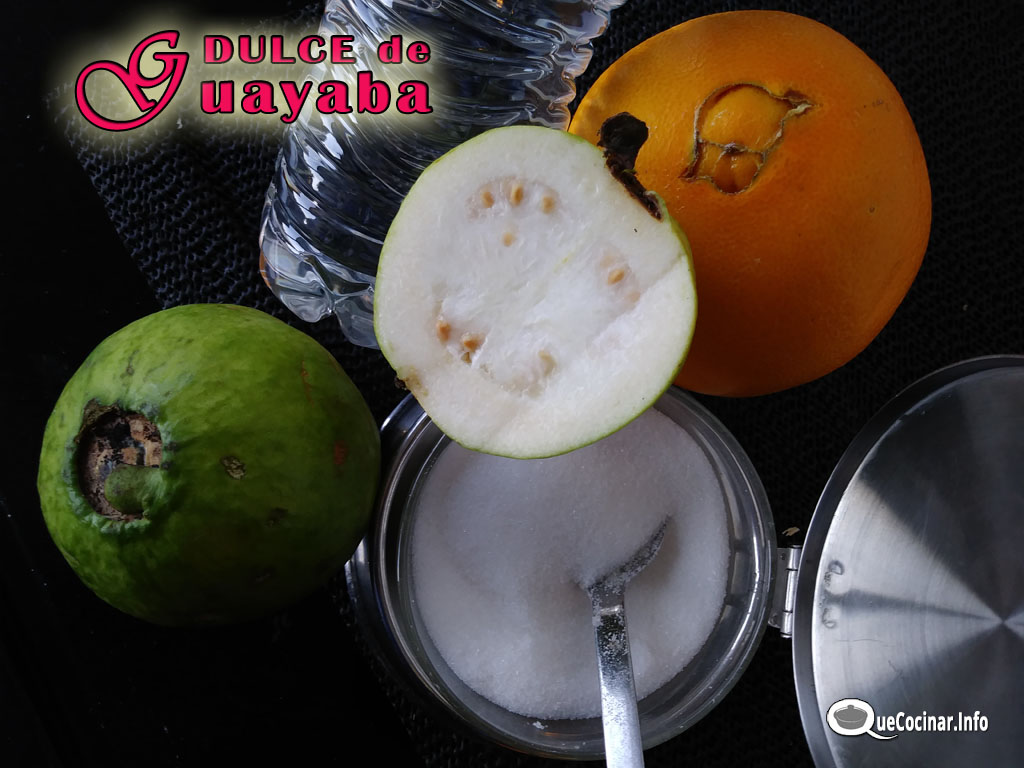 dulce-de-guayaba-ingredientes Dulce de Guayaba Receta | Pasta o Bocadillo de Guayaba Receta