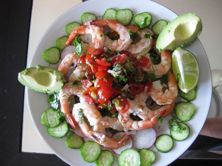 ceviche de camarones
