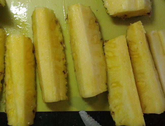 Cómo Partir La Piña | Pasos Con Fotos Para Cortar Piña