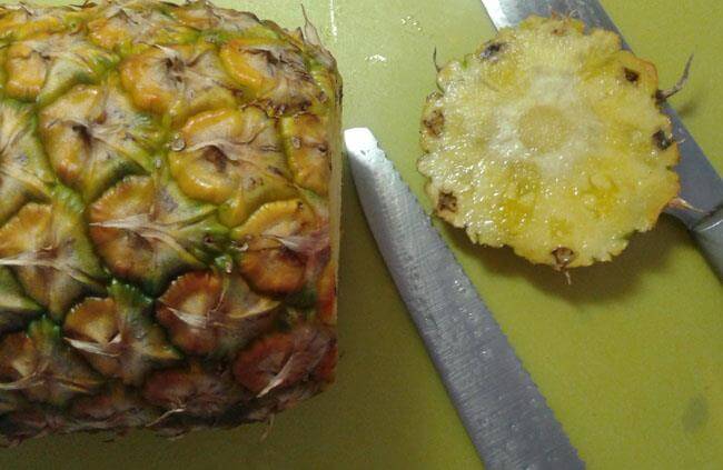 Cómo Partir La Piña | Pasos Con Fotos Para Cortar Piña