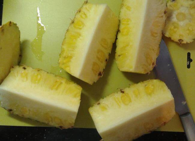 Cómo Partir La Piña | Pasos Con Fotos Para Cortar Piña
