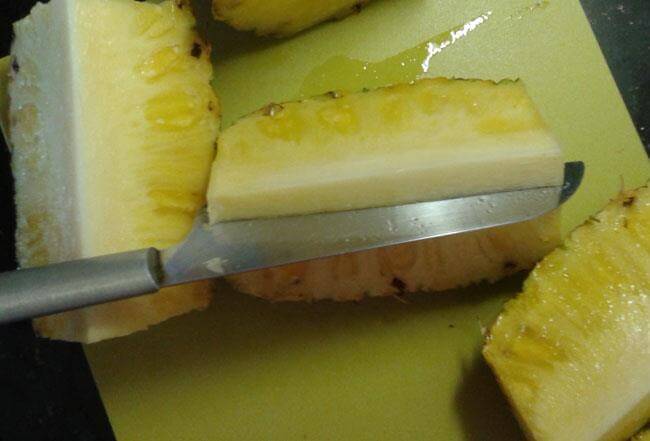 Cómo Partir La Piña | Pasos Con Fotos Para Cortar Piña