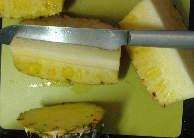 Cómo Partir La Piña | Pasos Con Fotos Para Cortar Piña
